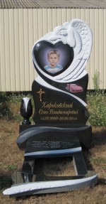 Памятник с барельефом ангела для Харьковского О.В.